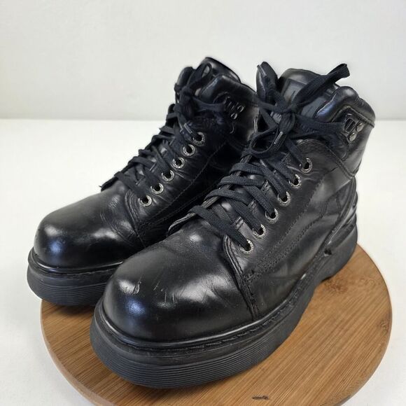 Dr Martens 8728 90s DM's Chunky Combat Boots England Sz 9 UK 10 US Platform Shoe - Picture 2 of 13